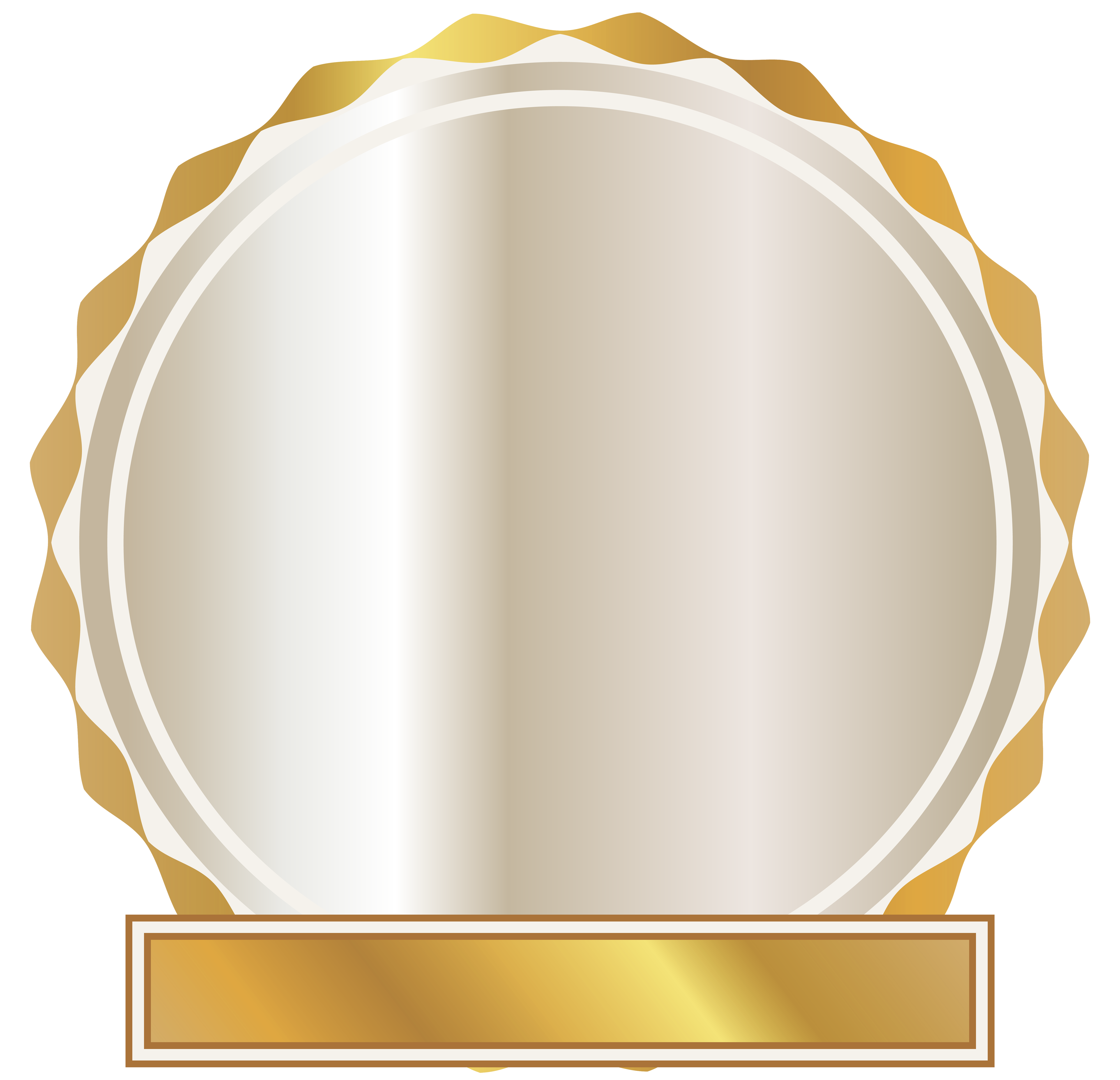 And Gold Seal White Texas Transparent PNG Image