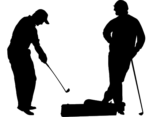 Golf Silhouette Transparent PNG Image