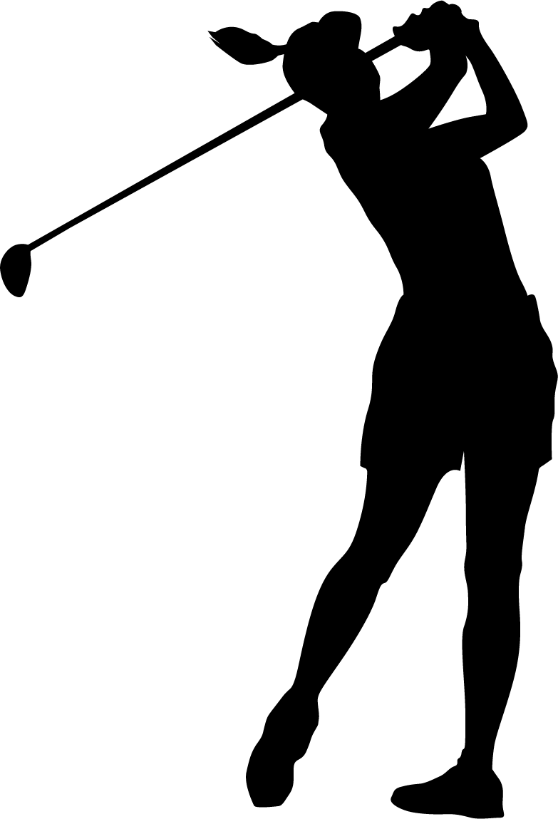 Female Golfer Transparent PNG Image