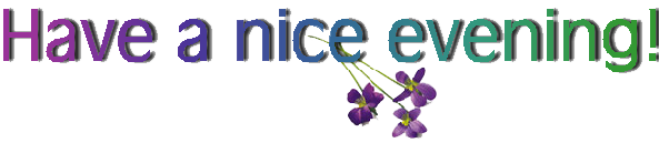 Good Evening Transparent PNG Image