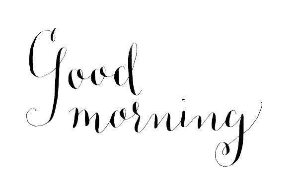 Good Morning Transparent PNG Image