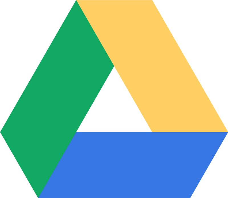 Logo Google Drive Docs Transparent PNG Image