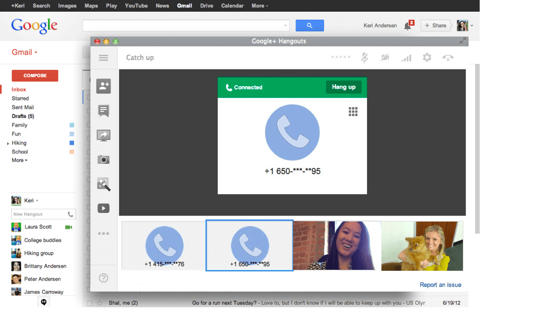 Voice Google Call Telephone Hangouts Transparent PNG Image