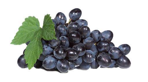 Black Grapes Transparent PNG Image
