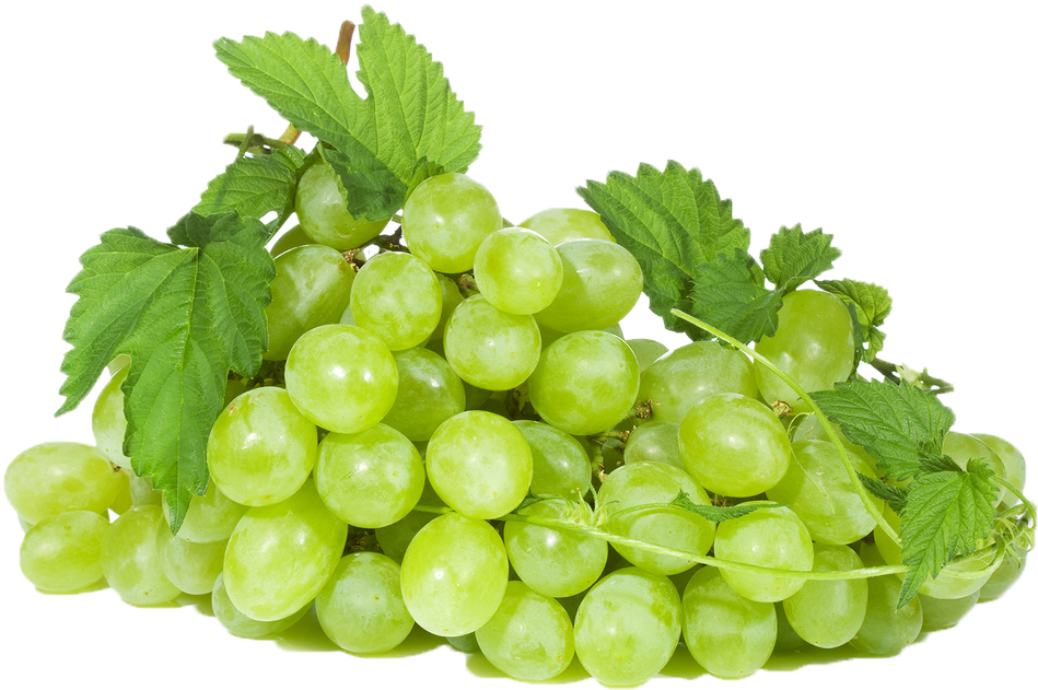 Green Organic Grapes Transparent PNG Image