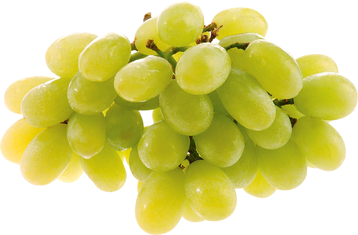 Green Organic Grapes Transparent PNG Image