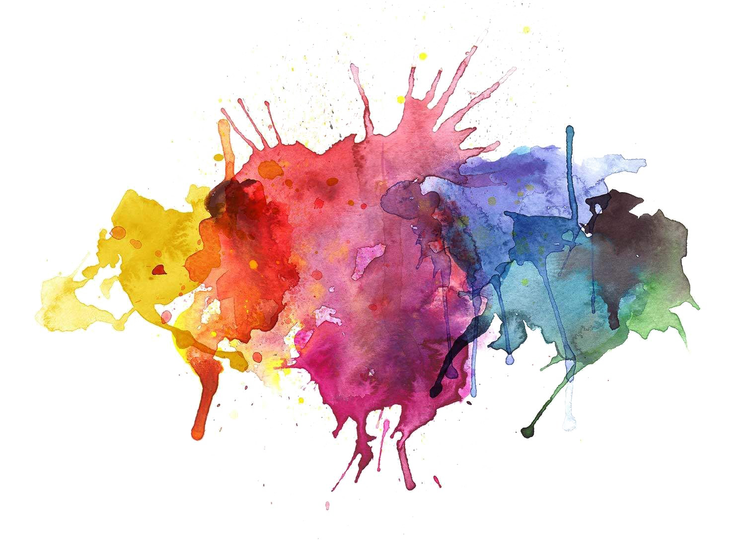 Abstract Watercolor Transparent PNG Image