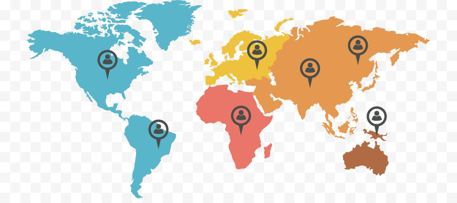 Abstract World Map Transparent PNG Image