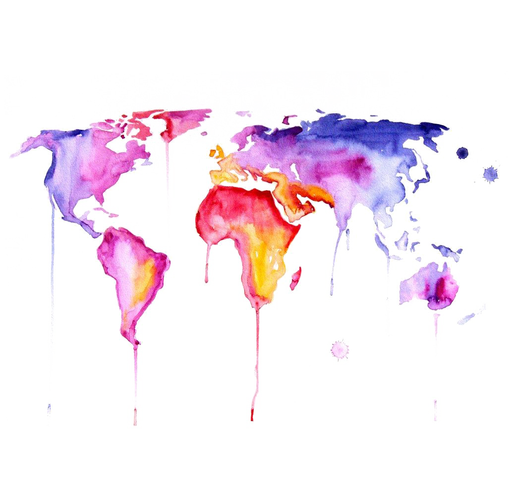 Abstract World Map Transparent PNG Image