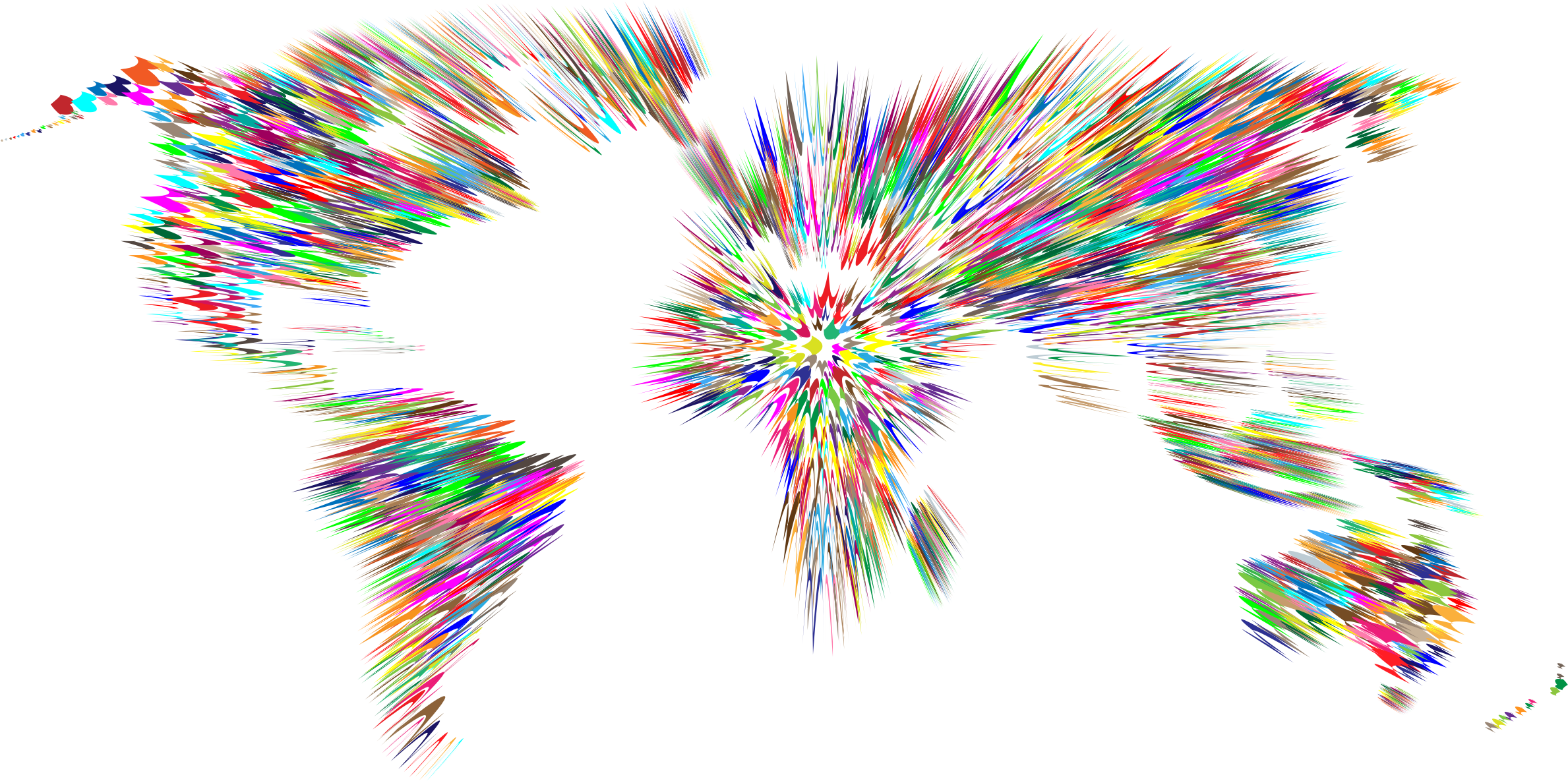 Abstract World Map Transparent PNG Image