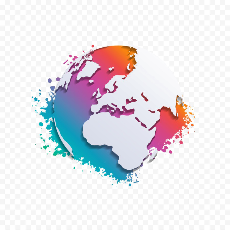 Abstract World Map Transparent PNG Image