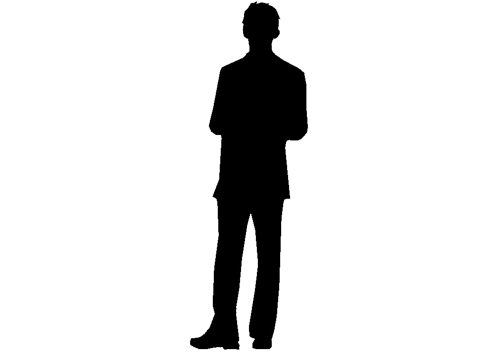 Men Silhouette Transparent PNG Image