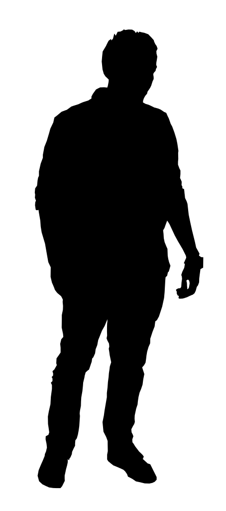 Men Silhouette Transparent PNG Image