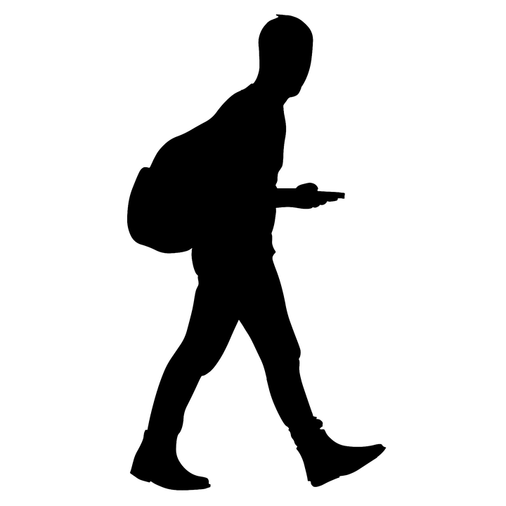 Men Silhouette Transparent PNG Image