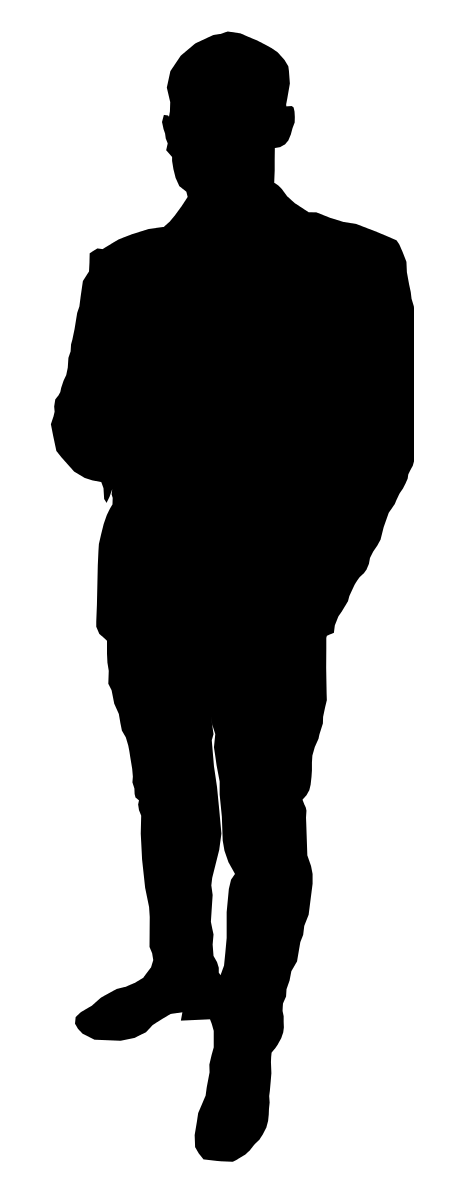 Men Silhouette Transparent PNG Image
