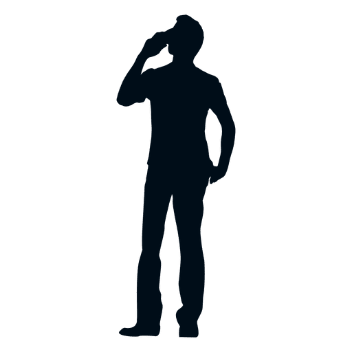 Men Silhouette Transparent PNG Image