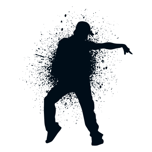 Silhouette Dance Transparent PNG Image