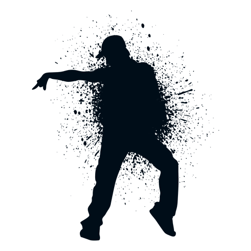 Silhouette Dance Transparent PNG Image