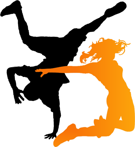 Silhouette Dance Transparent PNG Image
