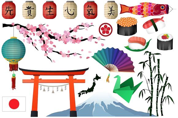 Japanese Designs Transparent PNG Image