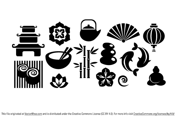 Japanese Elements Transparent PNG Image