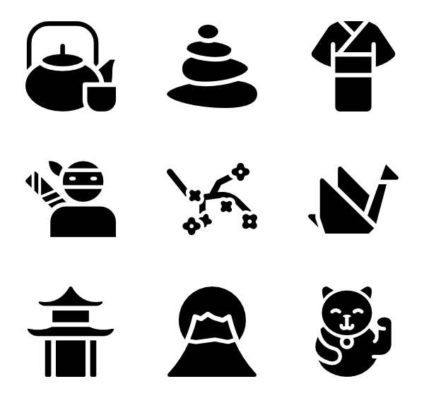 Japanese Elements Transparent PNG Image