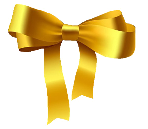 Golden Ribbon File Transparent PNG Image