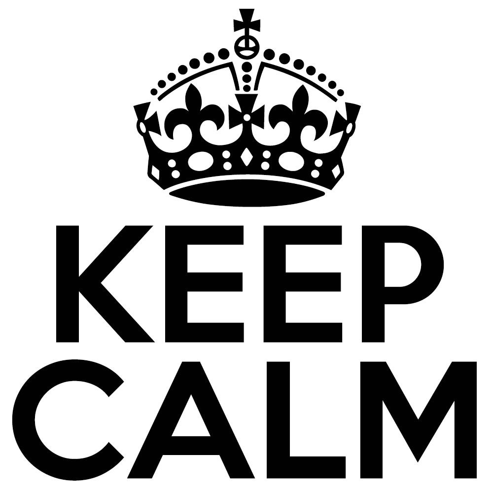 Keep Calm Transparent PNG Image