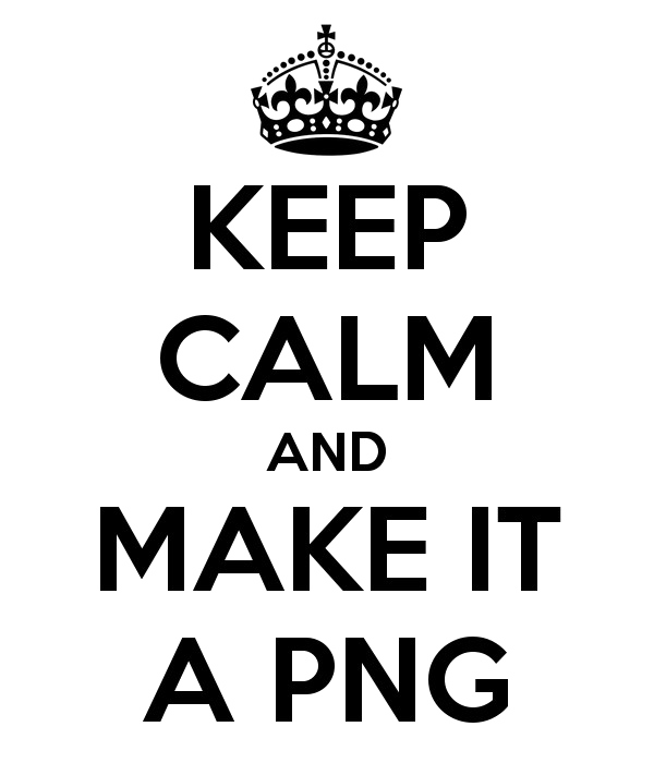 Keep Calm Transparent PNG Image