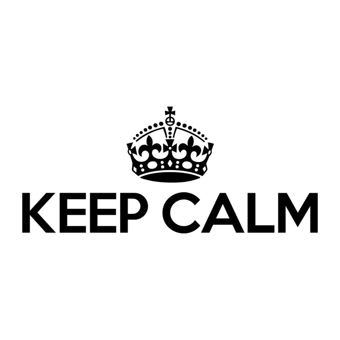Keep Calm Transparent PNG Image