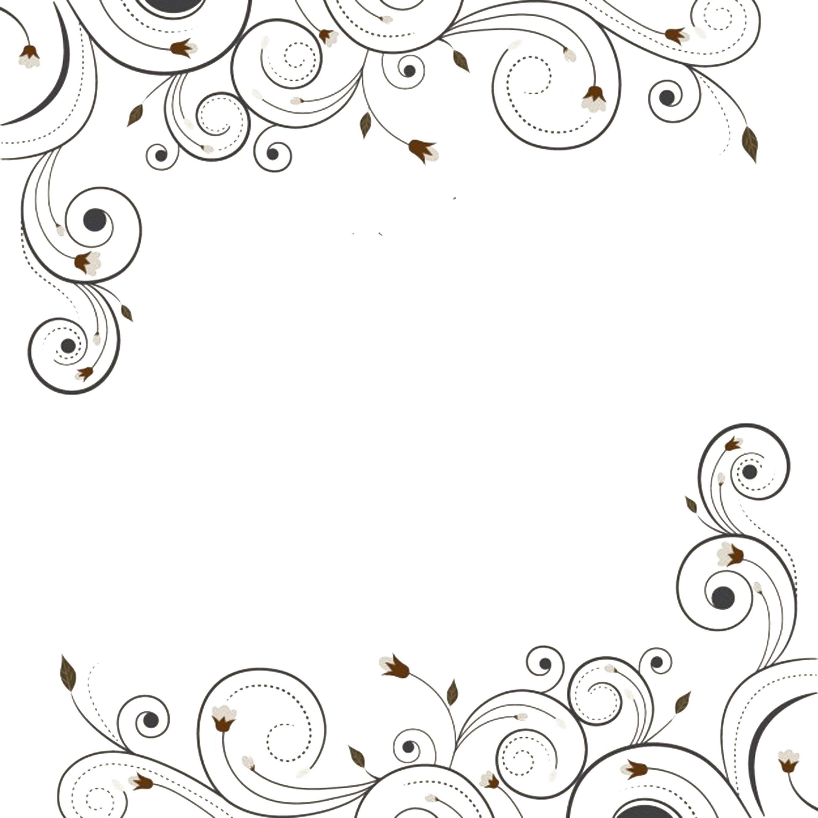 Beautiful Flowers Flower Border Transparent PNG Image