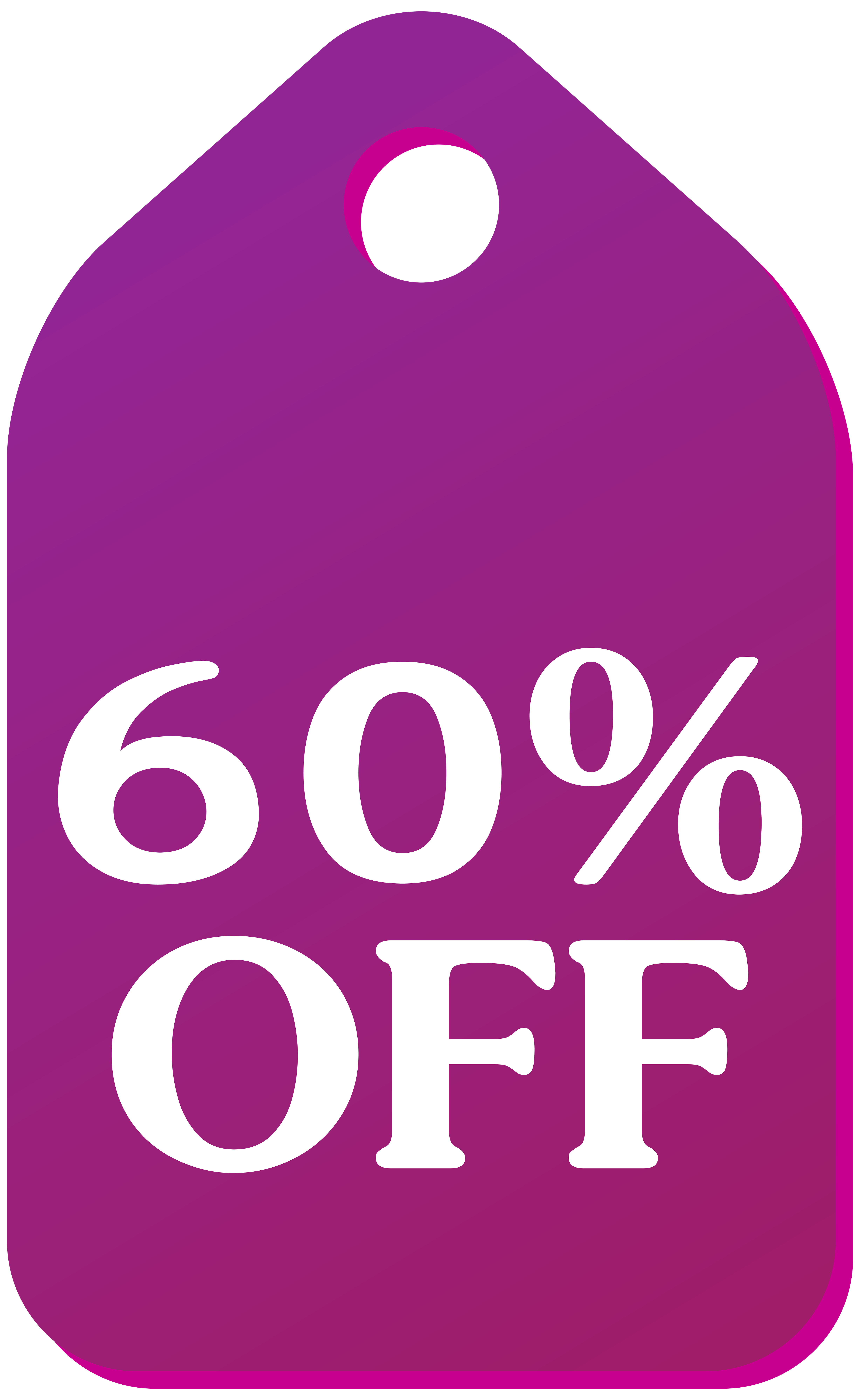 Purple Discount Tag Transparent PNG Image