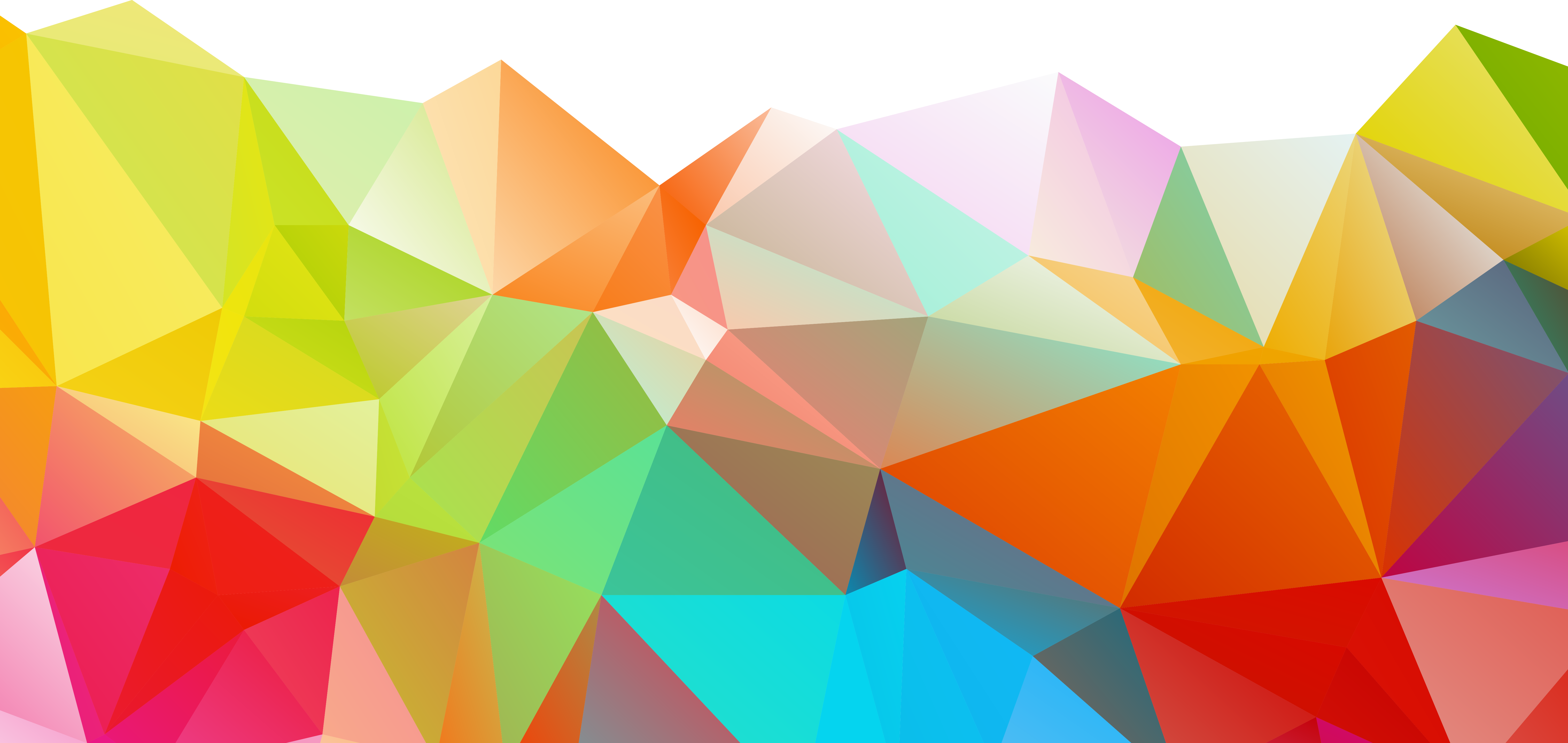 Geometry Color Triangle Polygon Symmetry Transparent PNG Image