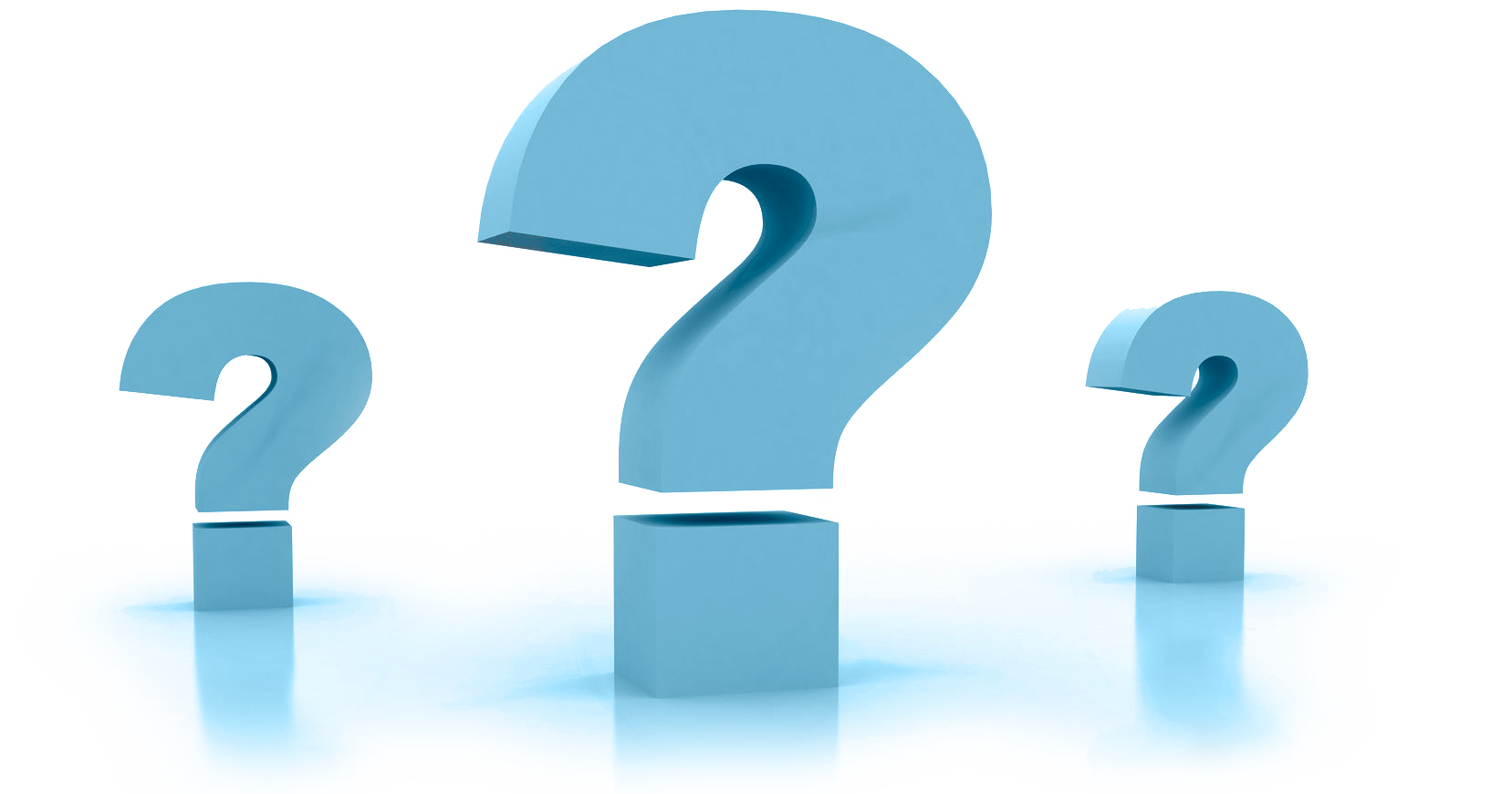 Blue Product Faq Question Mark Transparent PNG Image