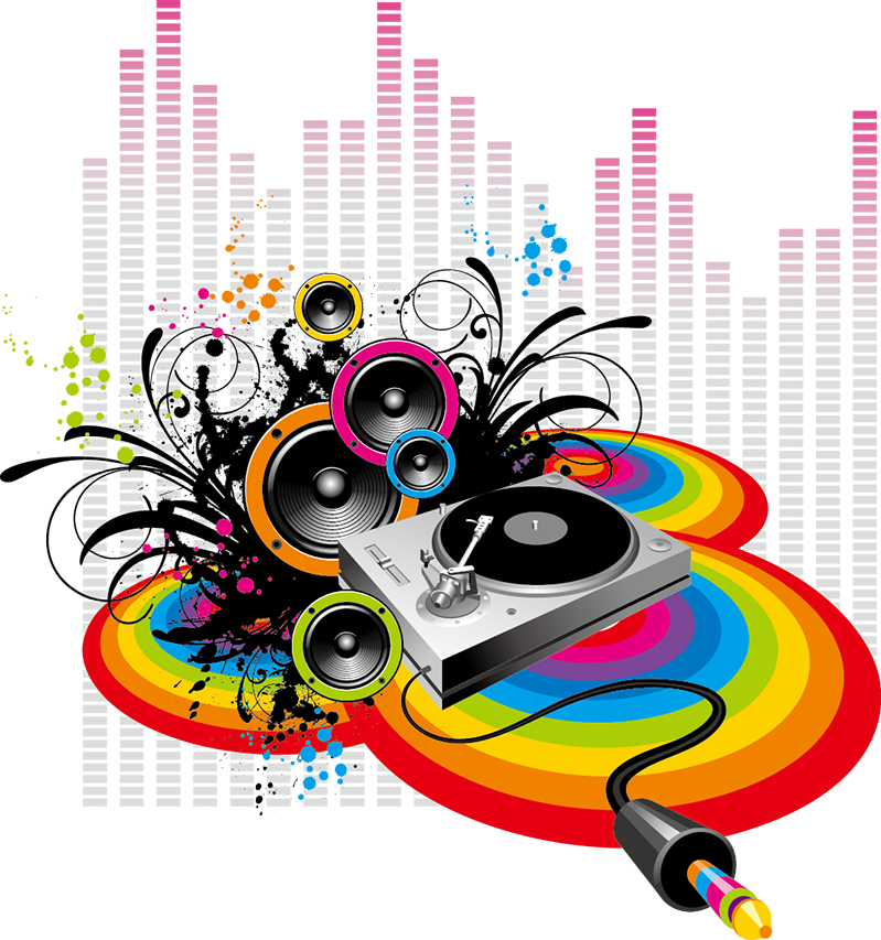 Jockey Dj graphy Graphic Mixer Disc Design Transparent PNG Image