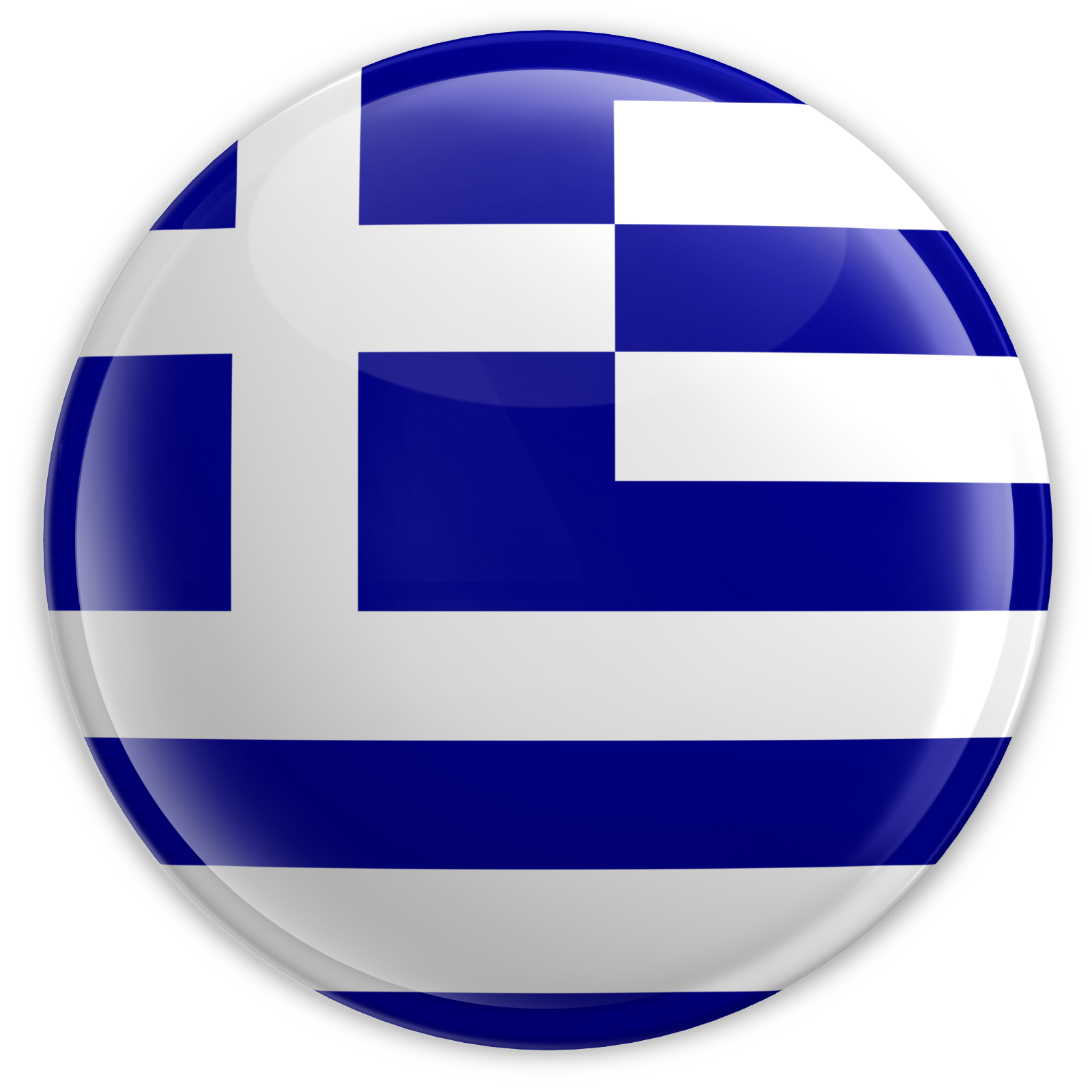 Circle Flag Greece Transparent PNG Image