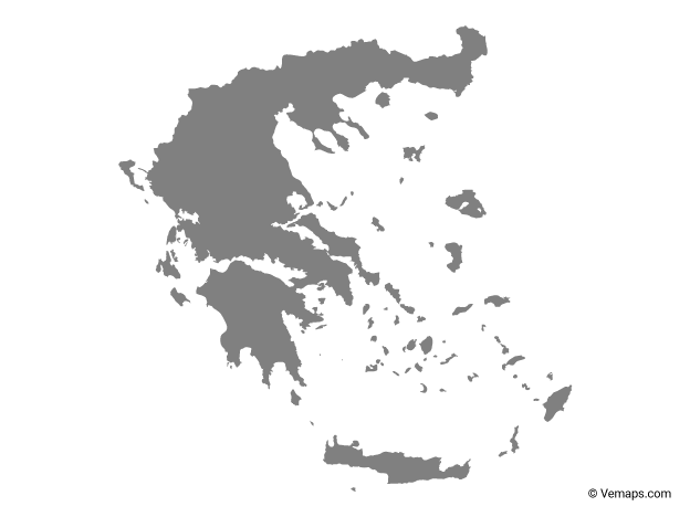 Map Vector Greece Transparent PNG Image