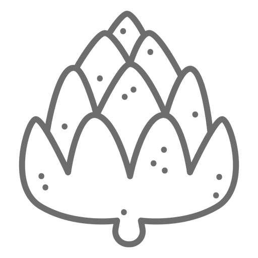 Single Artichoke Transparent PNG Image