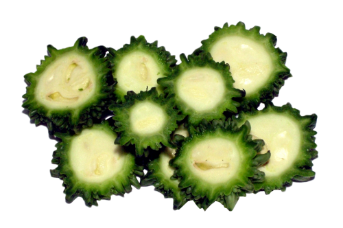 Sliced Gourd Bitter Transparent PNG Image