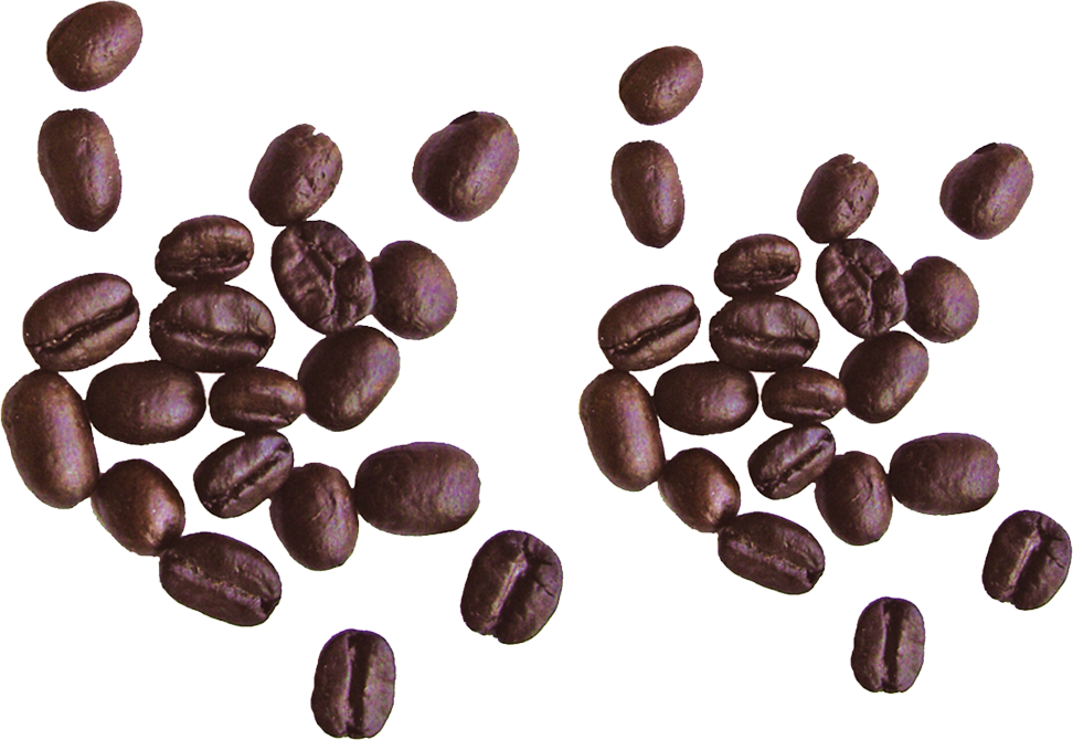 Coffee Beans Falling Transparent PNG Image