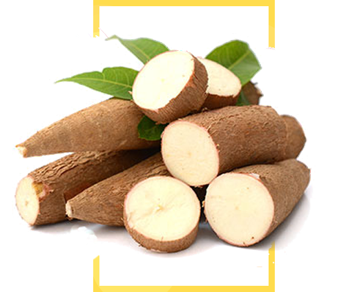 Cassava Half Transparent PNG Image