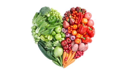 Fresh Vegetables Heart Transparent PNG Image