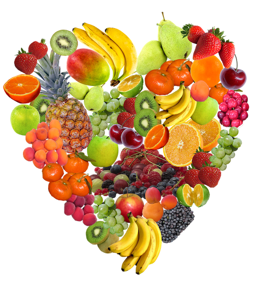 Fresh Vegetables Heart Transparent PNG Image