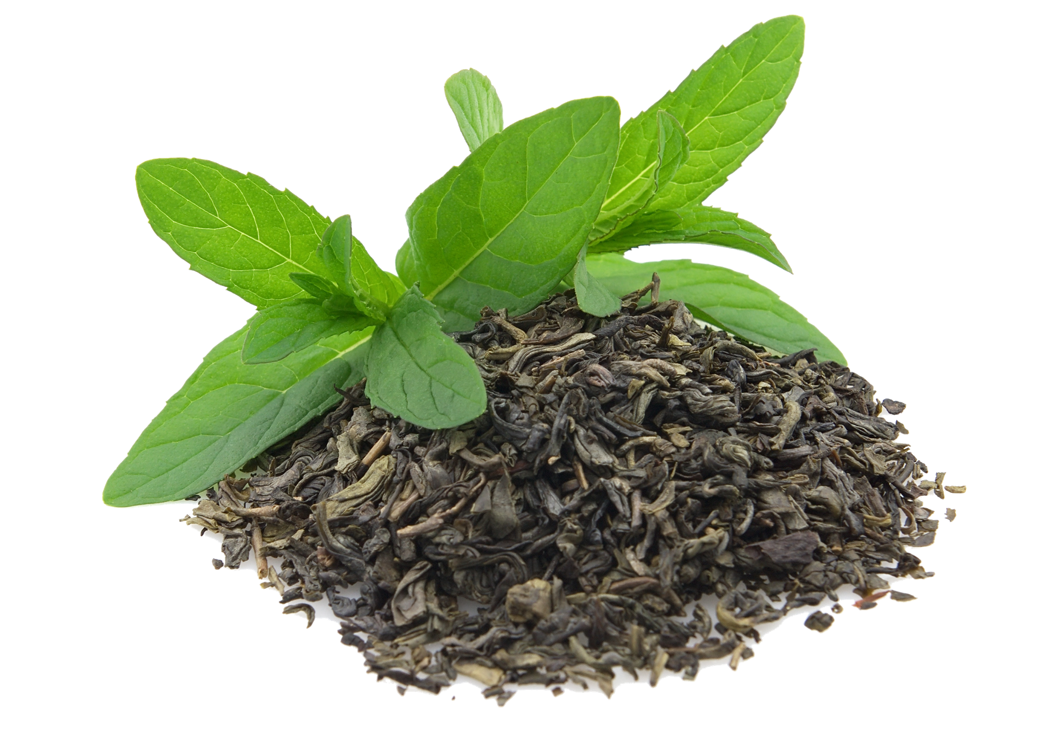 Green Tea Background Transparent PNG Image
