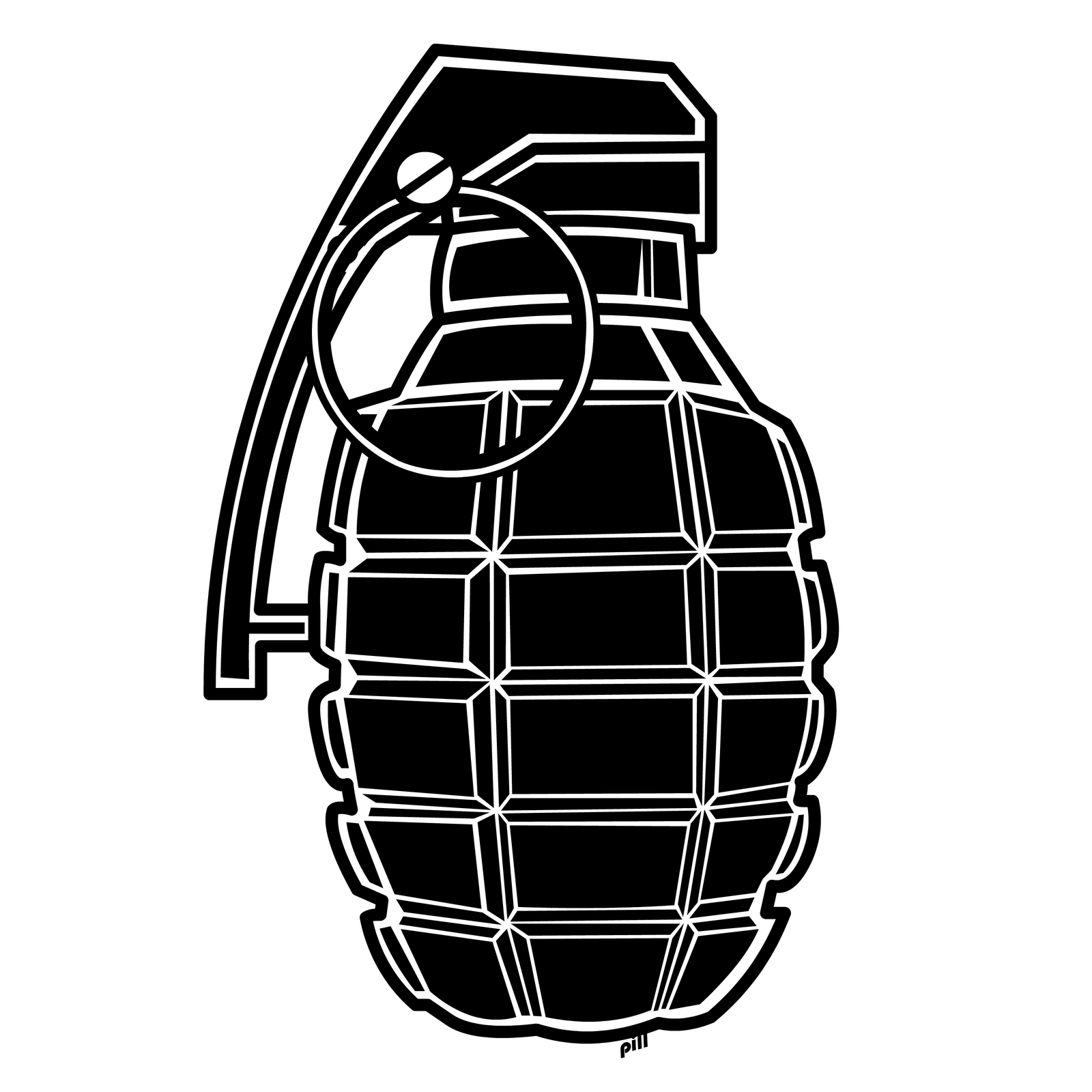 Hand Grenade Transparent PNG Image