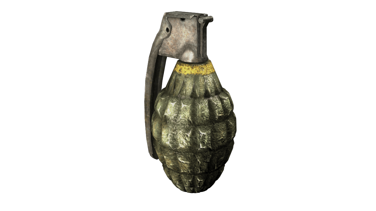Hand Grenade Transparent PNG Image