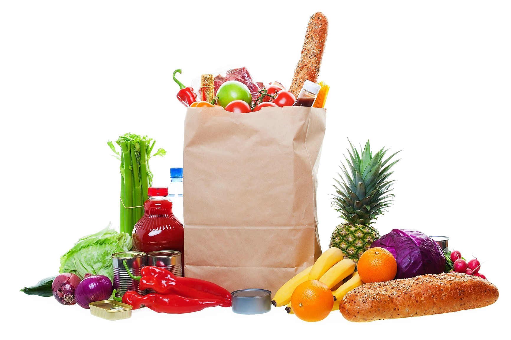 Groceries Transparent PNG Image