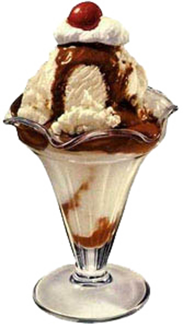 Ice Cream Sundae Transparent PNG Image