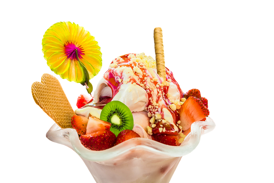 Ice Cream Sundae Transparent PNG Image
