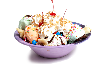 Ice Cream Sundae Transparent PNG Image